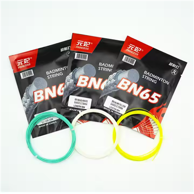 হট সেলিং ফ্যাক্টরি প্রাইস মাল্টি-রঙের ব্যাডমিন্টন র‌্যাকেট স্ট্রিং, 10 মি 0.68 মিমি